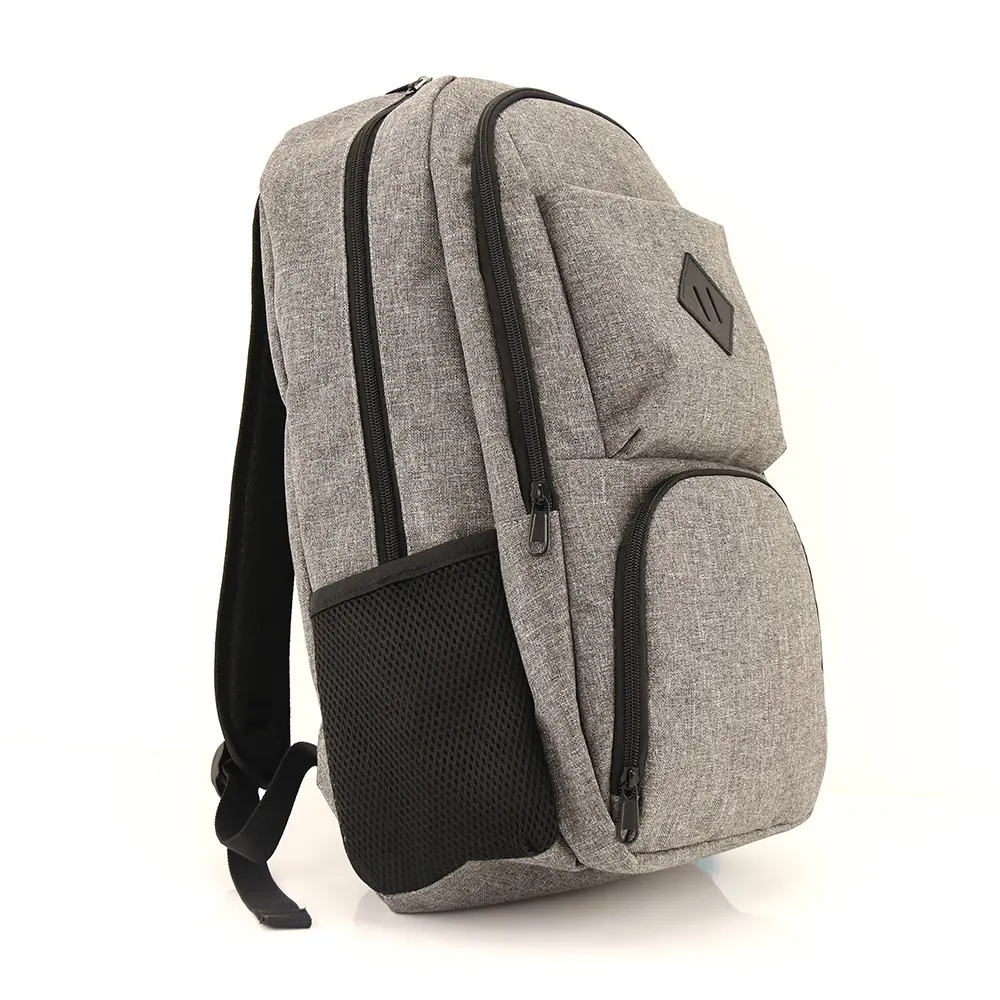 Backpack Andorra GFY-9817 Grijs-Zwart – 17,0 inch, productfoto 2