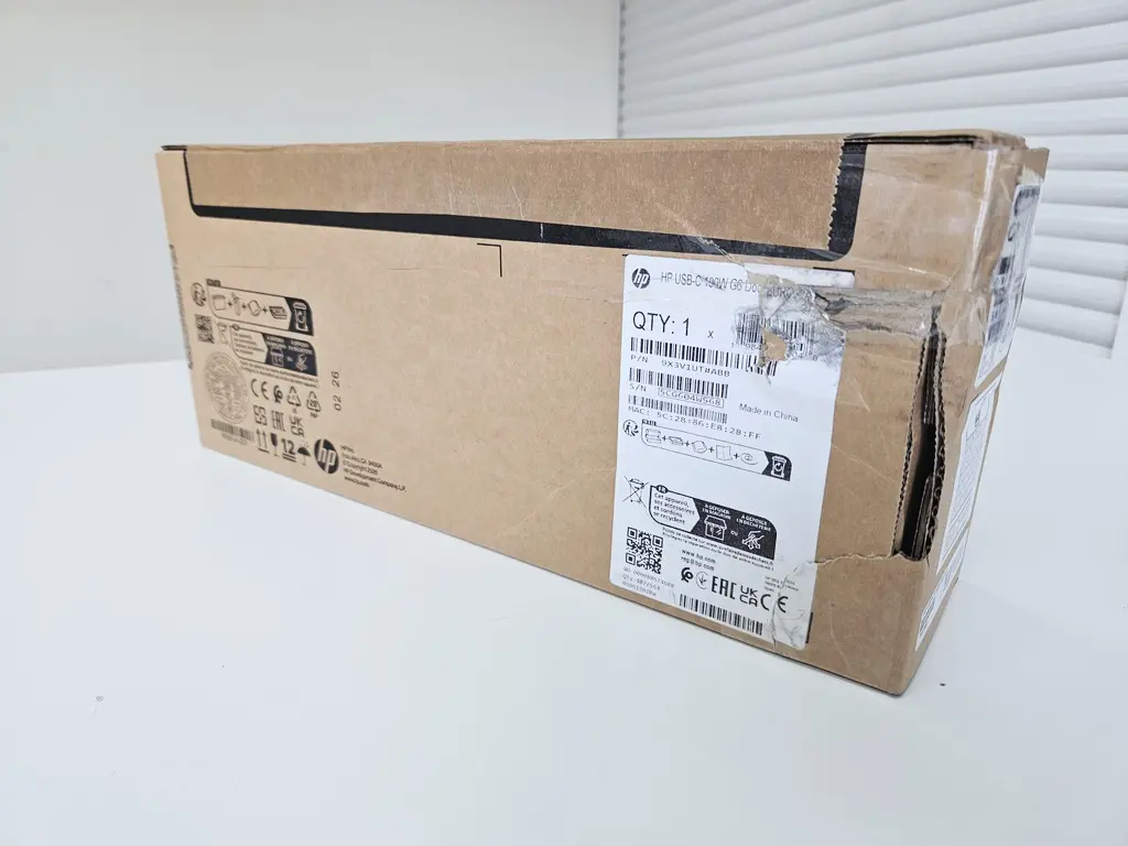 HP USB-C 100W G6 – verpakking beschadigd, productfoto 1