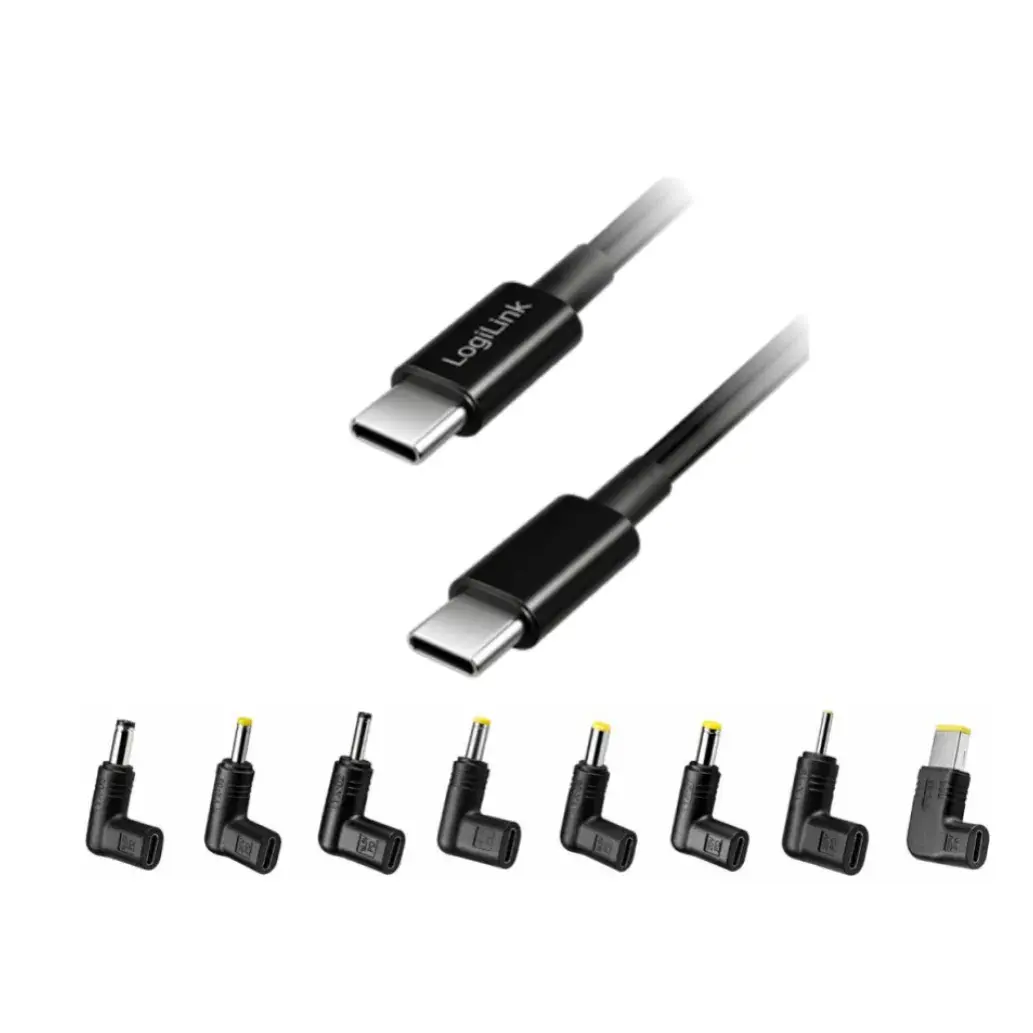 LogiLink PA0423 USB-C-naar-DC-adapterkabel, productfoto 1